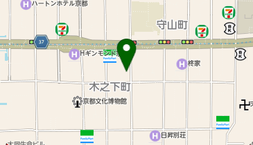 KT467-柳馬場御池(くるっとパーク) (bikeshareポート)の地図画像