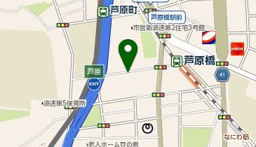 E-64.Luxe難波西2 (ドコモ・バイクシェア)の地図画像