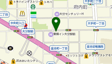 126.九州電力 大分支店 (おおいたサイクルシェア)の地図画像