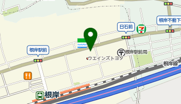 【IS016】ウエインズトヨタ神奈川 磯子店 (ドコモ・バイクシェア)の地図画像