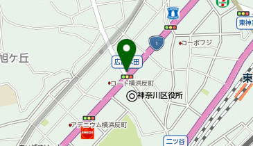 KG019.ウエインズトヨタ神奈川 東神奈川店 (ドコモ・バイクシェア)の地図画像