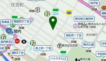 9002.ウエインズトヨタ神奈川 関内サービスセンター (ドコモ・バイクシェア)の地図画像