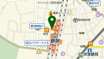 【TR012】鶴見ミナールビル (ドコモ・バイクシェア)の地図画像