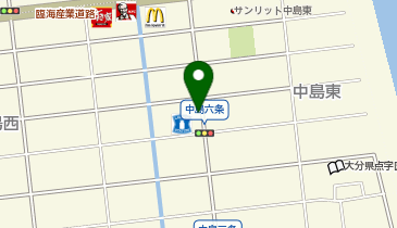 131.ローソン大分中島中央二丁目店 (おおいたサイクルシェア)の地図画像