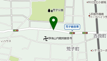 615.荒子観音寺 東門 (カリテコバイク)の地図画像