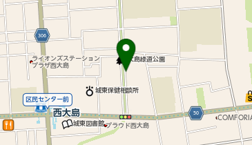 H1-249.AXAS-IARETH西大島 (ドコモ・バイクシェア)の地図画像