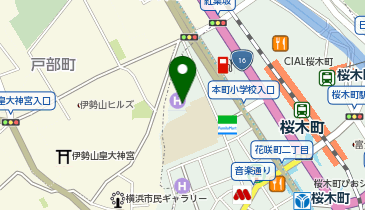 9011.ホテルテラス横浜 (ドコモ・バイクシェア)の地図画像