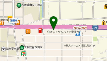 R-38.長居公園通り 住道矢田5丁目 (ドコモ・バイクシェア)の地図画像