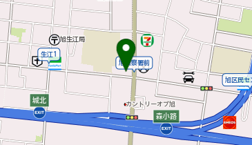 W-07.ラディアンテ城北 (ドコモ・バイクシェア)の地図画像