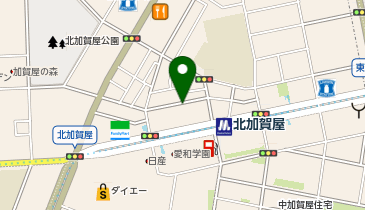 T-17.北加賀屋2丁目12-26 (ドコモ・バイクシェア)の地図画像