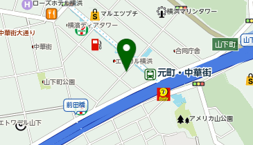 191.クリオレミントンハウス山下公園 (ドコモ・バイクシェア)の地図画像