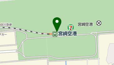 宮崎ブーゲンビリア空港ポート (bikeshareポート)の地図画像