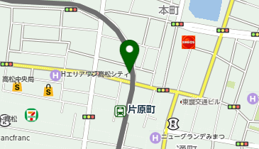 042.GRANLAB高松丸の内(駐車場) (bikeshareポート)の地図画像