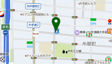 B-99.ローソン大手通二丁目店 (ドコモ・バイクシェア)の地図画像