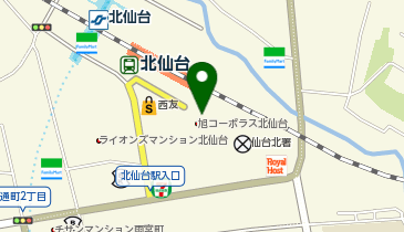 169.ベガスベガス北仙台店 (ドコモ・バイクシェア)の地図画像