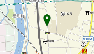 KT488-京都旅荘かすみ (bikeshareポート)の地図画像