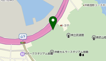 T-27.奥武山公園(県立武道館前) (ドコモ・バイクシェア)の地図画像