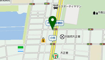 P-23.ローソン大正小林西一丁目店 (ドコモ・バイクシェア)の地図画像
