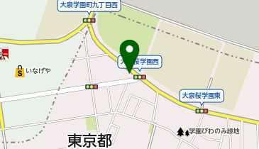 T2-105.大泉桜学園西交差点 (ドコモ・バイクシェア)の地図画像