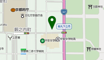 KT490-RESI STAY ジスコホテル京都御所西 (bikeshareポート)の地図画像