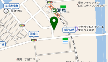 H1-259.潮見駅前プラザ二番街 (ドコモ・バイクシェア)の地図画像