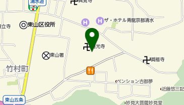 KT494-清水坂観光駐車場内 駐輪場脇 (bikeshareポート)の地図画像