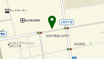 171.イオンモール仙台上杉 (ドコモ・バイクシェア)の地図画像