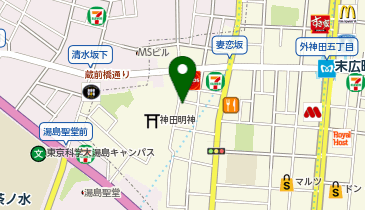 A3-52.ISM御茶ノ水 (ドコモ・バイクシェア)の地図画像