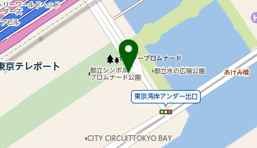 H1-258.TOYOTA ARENA TOKYO (ドコモ・バイクシェア)の地図画像