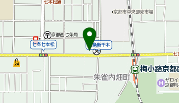 KT501-MERCADO京都 (bikeshareポート)の地図画像