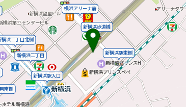 【KH007】新横浜三丁目4-4地先 (ドコモ・バイクシェア)の地図画像