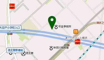 【KH010】港北スポーツセンター (ドコモ・バイクシェア)の地図画像