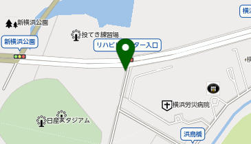 【KH014】新横浜公園(日産スタジアム) (ドコモ・バイクシェア)の地図画像