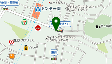 【TZ004】センター南駅自転車駐車場 (ドコモ・バイクシェア)の地図画像