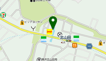 【TZ002】北山田駅自転車駐車場 (ドコモ・バイクシェア)の地図画像