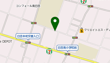 【KH022】南日吉住宅 (ドコモ・バイクシェア)の地図画像