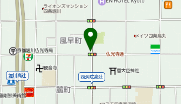 KT499-洛和会 西洞院ビル (bikeshareポート)の地図画像