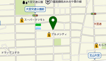 KT505-グルメシティ北山店 (bikeshareポート)の地図画像
