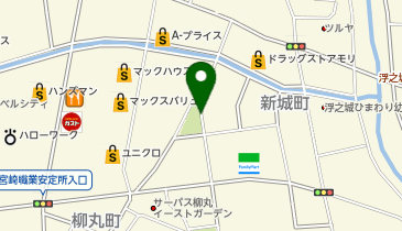 新城街区公園ポート (bikeshareポート)の地図画像