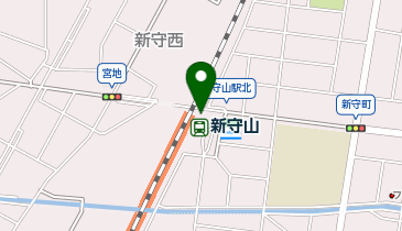 656.JR新守山駅 (カリテコバイク)の地図画像