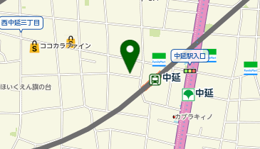 I1-139.中延駅西 (ドコモ・バイクシェア)の地図画像
