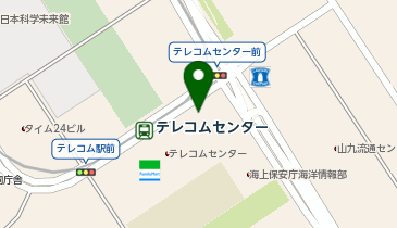 H1-263.テレコムセンタービル (ドコモ・バイクシェア)の地図画像