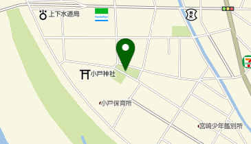 下水流街区公園ポート (bikeshareポート)の地図画像