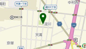 大淀街区公園ポート (bikeshareポート)の地図画像