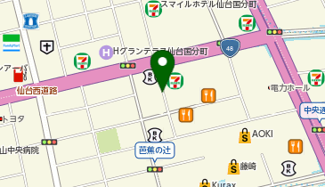 174.MIテラス仙台広瀬通り (ドコモ・バイクシェア)の地図画像