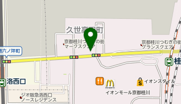 KT512-イオンモール京都桂川フィットネス棟前 (bikeshareポート)の地図画像