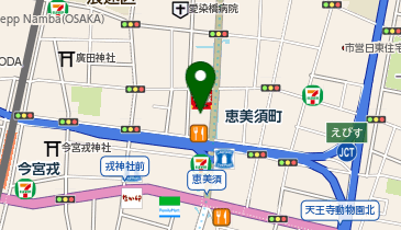 E-69.エステムコート難波サウスプレイス8ハイド (ドコモ・バイクシェア)の地図画像