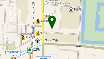 KT516-西ノ京小堀町 (bikeshareポート)の地図画像