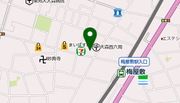 K1-211.ARKMARK梅屋敷ASYLCOURT (ドコモ・バイクシェア)の地図画像
