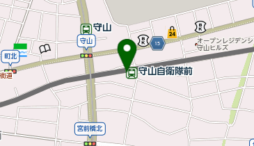 644.守山自衛隊前駐輪場 (カリテコバイク)の地図画像